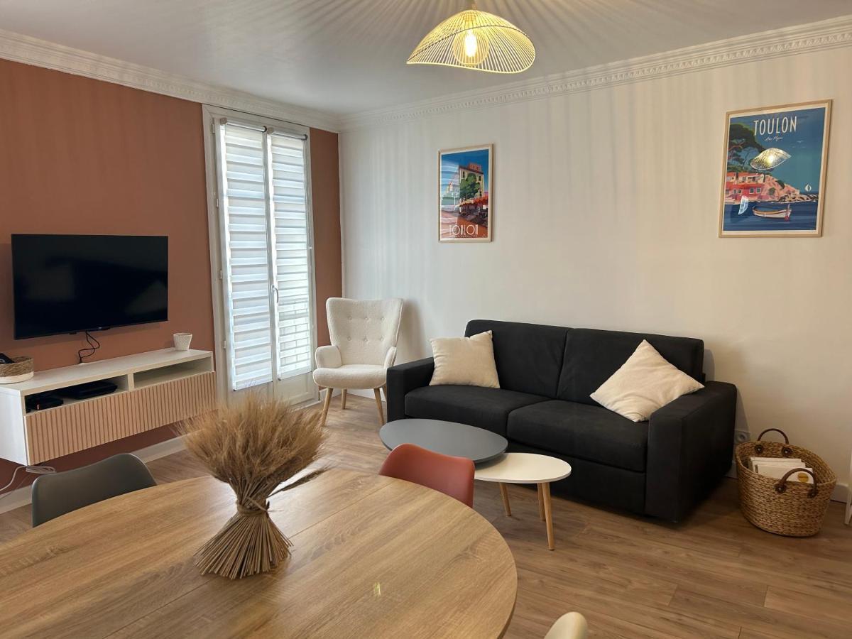 Duplex Climatise Proche Port Toulon Apartment Exterior foto